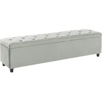 Guido Maria Kretschmer Home & Living Guido Maria Kretschmer Home&Living Bettbank »Relaxy«, gesteppt, mit Staufach grau