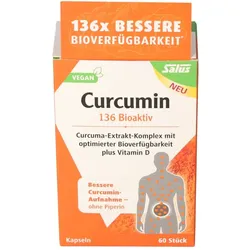 Salus Curcumin 136 Bioaktiv vegan 60 St Kapseln