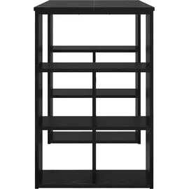 vidaXL Schreibtisch Schwarz Eichen-Optik 90 x 50 x 75 cm Holzwerkstoff
