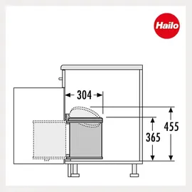 HAILO Mono 15 l Weiß