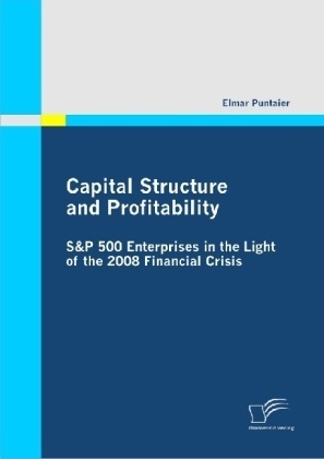Capital Structure And Profitability: S&P 500 Enterprises In The Light Of The 2008 Financial Crisis - Elmar Puntaier  Kartoniert (TB)