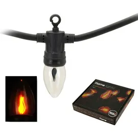 ECD Germany LED-Lichterkette spritzwassergeschützt 2 m Warmweiß