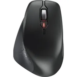 CHERRY Stream Maus Comfort, Kabellos Ergonomische 6-Tastenmaus speziell für Rechtshänder, Bis zu 4000 dpi Auflösung, AES-128 Verschlüsselung