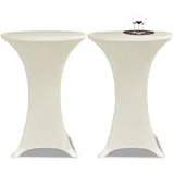deluke Tischhusse AMAU Beige Ø 80 cm 2er Set