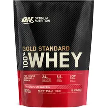 Optimum Nutrition Gold Standard 100% Whey Strawberry Pulver 450 g