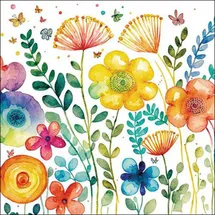 Ambiente Home 20 Servietten Papier 33x33cm 3-lag - hochwertige Einweg Papierservietten mit Motiv. Auch für Decoupage und Serviettentechnik