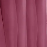 Bestgoodies Bistrogardine mit Stangendurchzug "Noella" 160x60 cm - Bordeaux