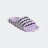 Adidas Damen Adilette Aqua IE8920 37 - Ice Lavender/Matte Silver,