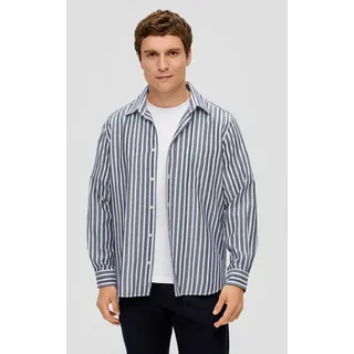 S.Oliver Hemd mit seitlichem Detail am Saum - L