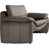 PLACES OF STYLE Sessel Luna525, in einzigartiger Optik Long-Life-Leder 300, B/H/T: 110 cm x 80 88 grau Ledersessel