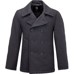 Brandit Pea Coat, Textiljacke - Dunkelgrau - 7XL