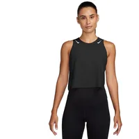Nike Damen AeroSwift ADV Crop Tanktop schwarz