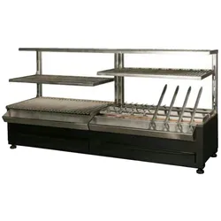 EURAST - Holzkohlegrill 4 grillroste von 76x26 - 1570x410x780 mm - 52995353
