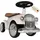 Lemodo Rutschauto Kinderauto im Retrodesign Weiß