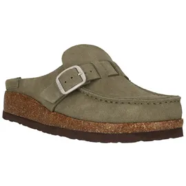 NOU Emilian V2 Leder Kork Mokassins Damen, 3025 - olivine 38