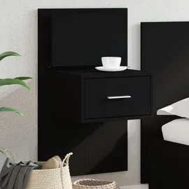 vidaXL Nachtschrank mit LED-Leuchten 3460 x 32,5 x 1160 cm Schwarz