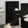 vidaXL Nachtschrank mit LED-Leuchten 3460 x 32,5 x 1160 cm Schwarz