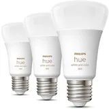 Philips Hue Glühbirne E27 Mehrfarbig 800 lm 3 Stück