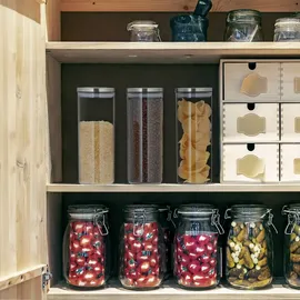 Relaxdays Vorratsglas 1,5 l 3 St.