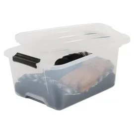 Iris Ohyama Aufbewahrungsbox 15 l 3-tlg. transparent