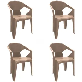 Resol Delta Sessel Indoor, Outdoor Set 4 Sand