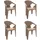 Resol Delta Sessel Indoor, Outdoor Set 4 Sand