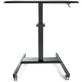 Startech Mobiler Stehpult 60 x 80 x 110 cm Schwarz