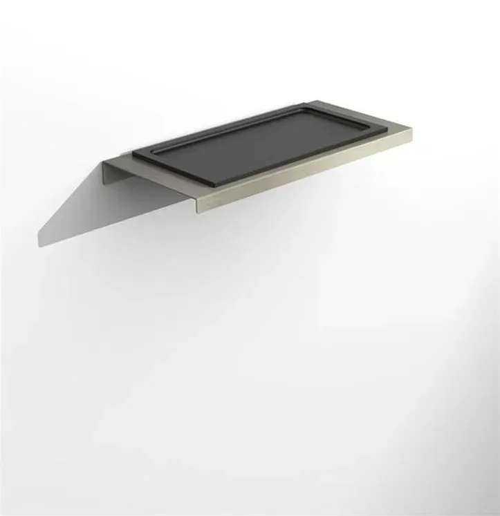 Glassdesign Aria Uno Ablage mit Einsatz VetroFreddo - Alt Messing