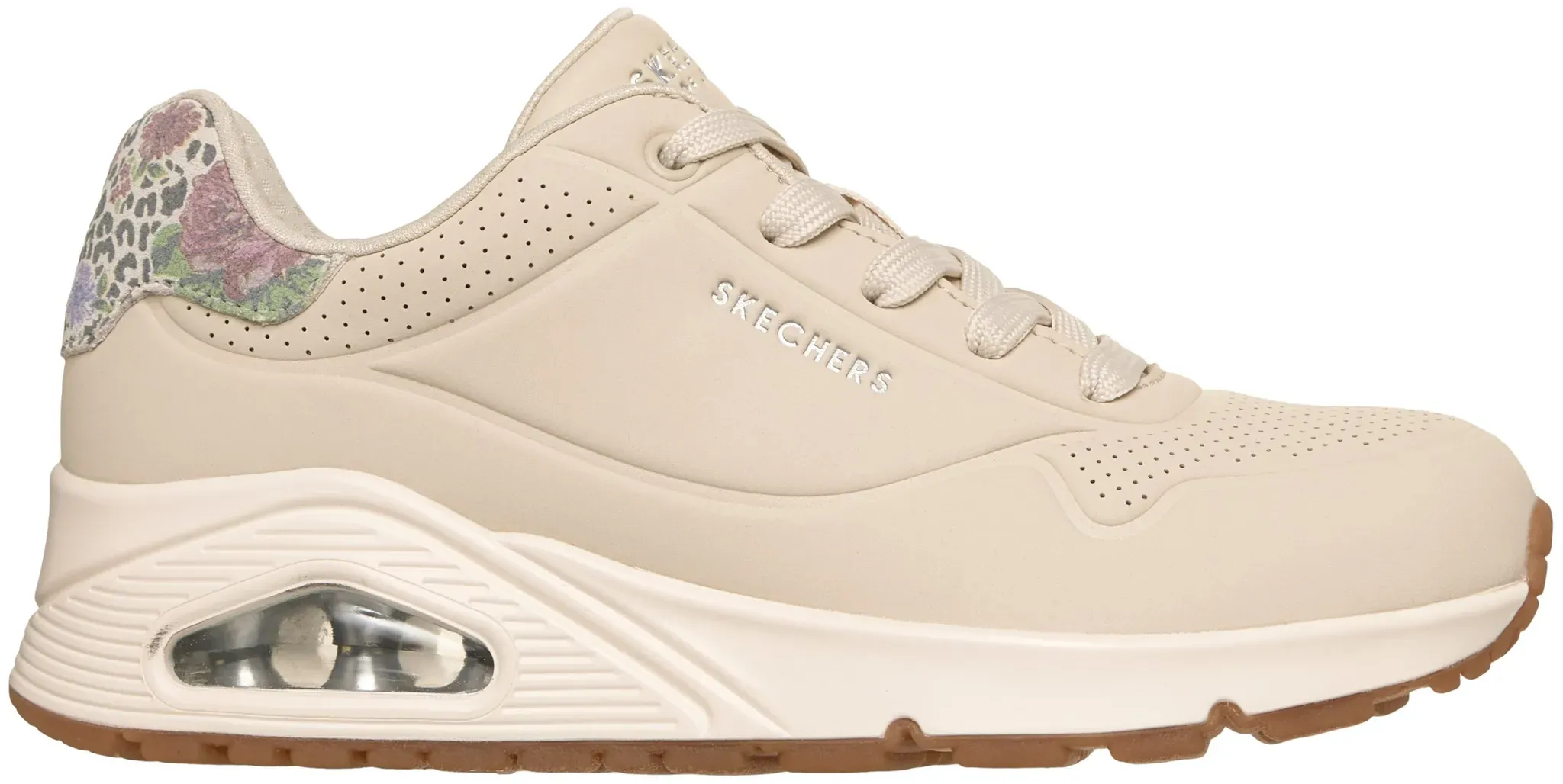 SKECHERS LEOPARD MUSTACHE DURALEATHER DEBOSS NATURAL 42