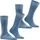 Falke Happy Socken 2er Pack Blau 39-42
