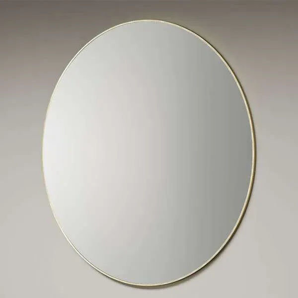 DM-DOH Duschmeister Spiegel Royalux TP 150 Ø 80 cm gold - Badmöbel