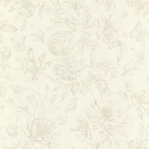 Rasch Textil Vliestapete 10 m x 0,27 m 793932 Beige/Weiß