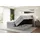 altdecor Boxspringbett mit Matratze, Topper, Polsterbett mit, Bettkasten SERENE KING - 160x200 - Grau Monolith