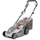 IKRA Elektro Rasenmäher IERM 1638-1, 1600W, 5-fach Schnitthöhenverstellung 30-75mm, Schnittbreite 38cm