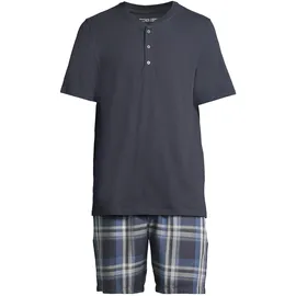 SCHIESSER Pyjama Night & Home Dunkelblau XL