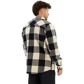 Black Diamond Project Lined Flannel Langarmhemd - Black / Off White Plaid - XL