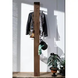 Massivmoebel24 Garderobe Sheesham 36x32x200 smoked cherry