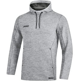 Jako Damen Kapuzensweat Premium Basics, grau meliert, 44