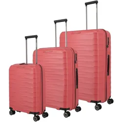 Travelite Mooby 4 Rollen Kofferset 3-teilig  lila