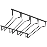 SOTech Gläserhalter 4 Glasreihen 46 x 36 x 7 cm Schwarz