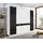 Priess Kleiderschrank 230 x 193 x 55 cm Schwarz