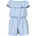 Mädchen Nkfvinaya Ss Playsuit Fffff Noos Ice Water 164