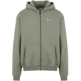 Karl Kani Small Signature Essential Os Zip Hoodie - grün, - S