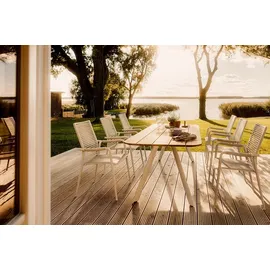 Niehoff Muro Gartentisch 180 x 95 x 76 cm Ivory