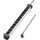 Sygonix Steckdosenleiste 10-fach 1,40 m Schwarz/Silber 1 St.