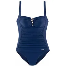 LASCANA Badeanzug Damen marine Gr.38 Cup D