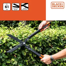 Black & Decker Heckenschere 61 CM ohne Akku