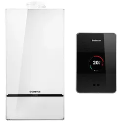 Gasbrennwertgerät GB182i, 20kW, Buderus, ohne Speicher, TC100, Erdgas E, weiß