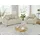 S-Style Polstergarnitur 3-Sitzer + 2-Sitzer + Sessel Cord  Beige
