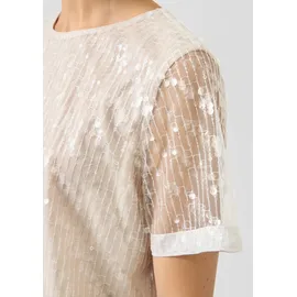 s.Oliver Pailletten-Shirt beige 44